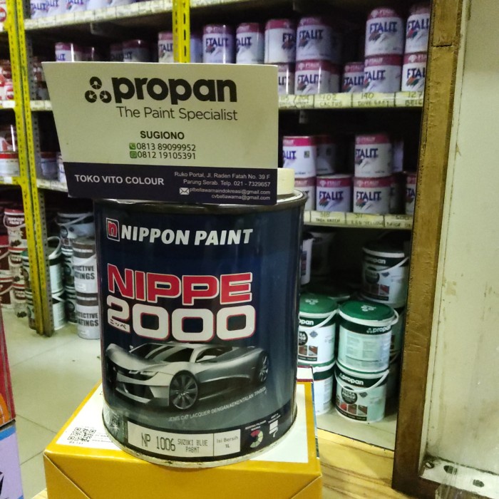 Terlaris Cat Duco Nippe 2000 1006 Suzuki Blue