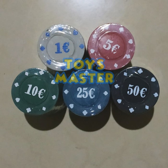 Terlaris Poker Chip Angka