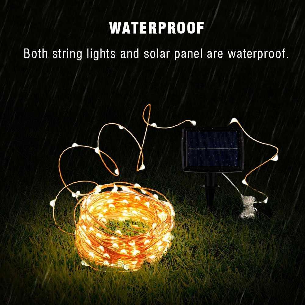 WELPUR Lampu Hias String Lights Solar Power Waterproof 200LED 22 Meter - LISM-11