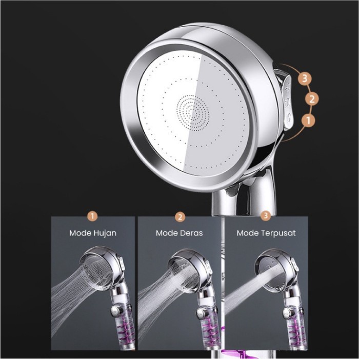 Terlaris Shower Kamar Mandi Dorahomi Head Sower Air Panas Dingin Turbo Water