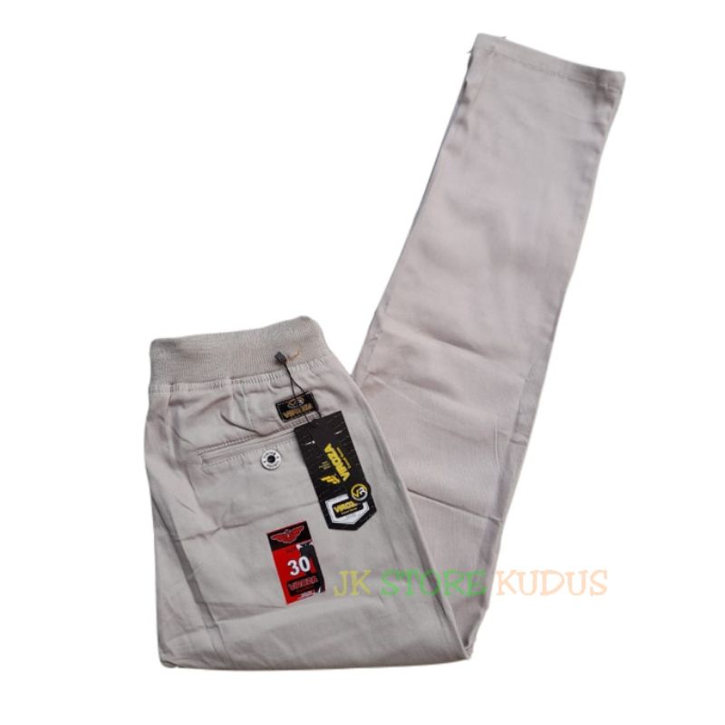 CELANA PANJANG PRIA CHINO PINGGANG KOLOR RIP BIGSIZE JUMBO 39-50