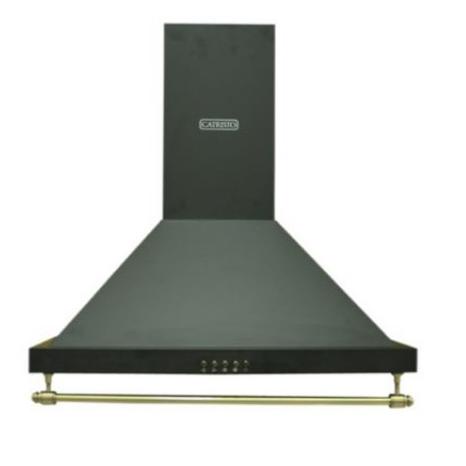 Catristo Cappa Rustica Nero Miniature - Cooker Hood Hitam 60cm 1300m³/h