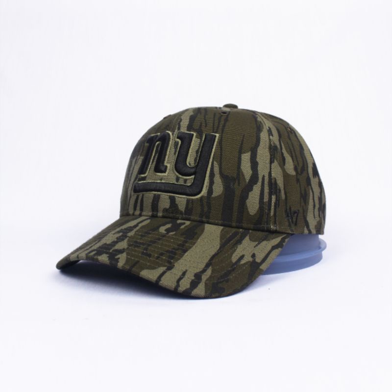 Topi Baseball C*rhartt x 47Brand NY Giants Olive Green Camo OSFA Adjustable Second Murah Original