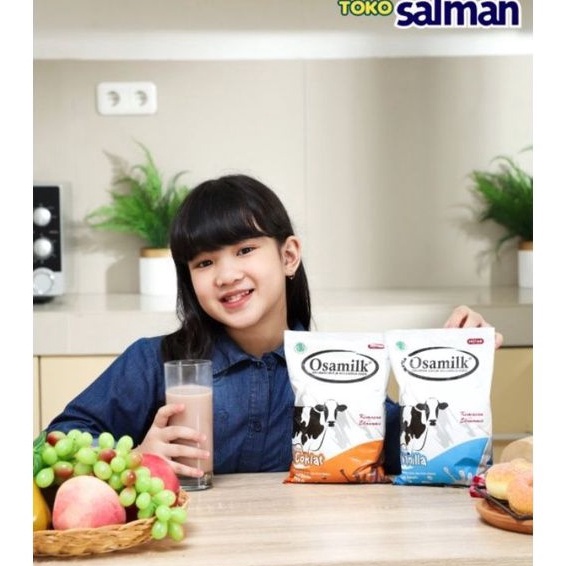 

【MEGA SALE】 [PROMO 2pcs] Susu Osamilk VANILLA & COKLAT 500 gr Kemasan Baru