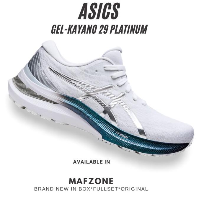 ASICS GEL-KAYANO 29 PLATINUM Womens Running-White ORIGINAL BNIB