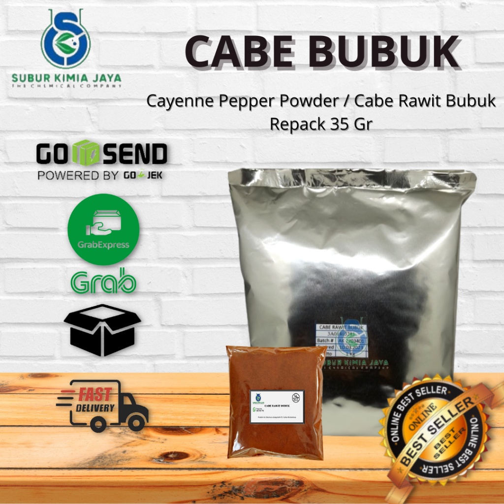 

Cabe Rawit Bubuk / Cayenne Pepper Powder 35 gr