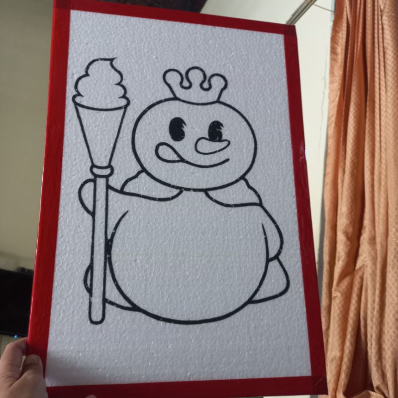 

sterofom lukis mewarnai motif mi*ue