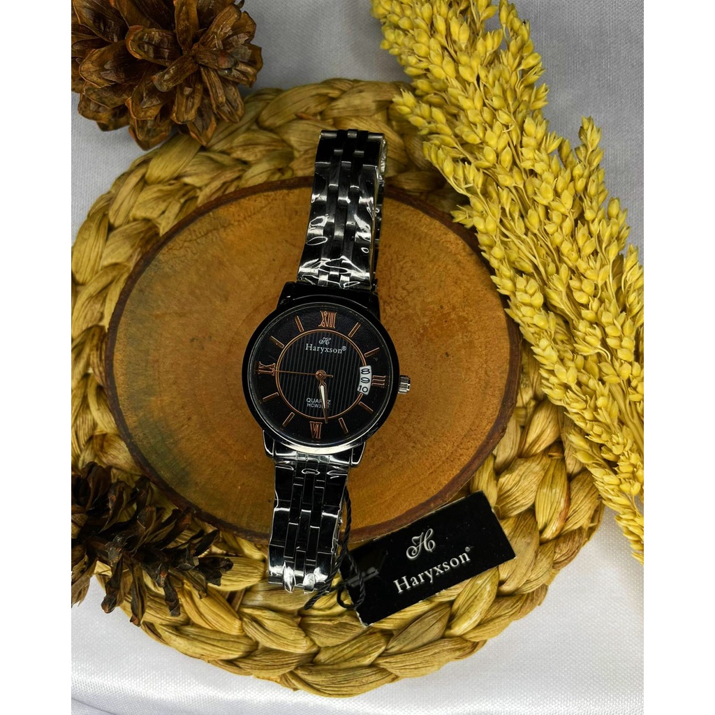 Jam Tangan Wanita Haryxson Jam Tangan Wanita Original Tanggal Aktif Anti Air Bisa dibawa Berenang