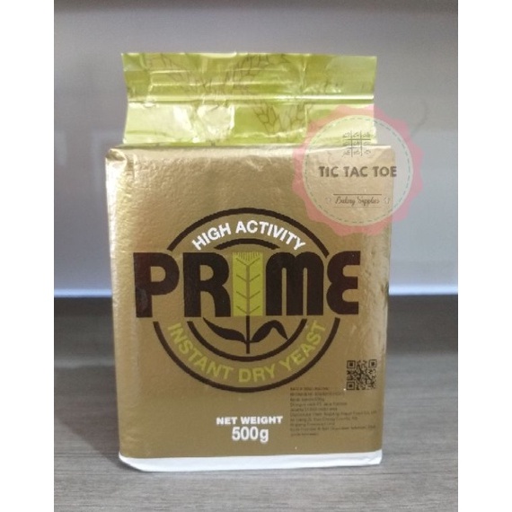 

Terbaru.. Ragi Instant / Pengembang Roti PRIME YEAST 500gr FMC