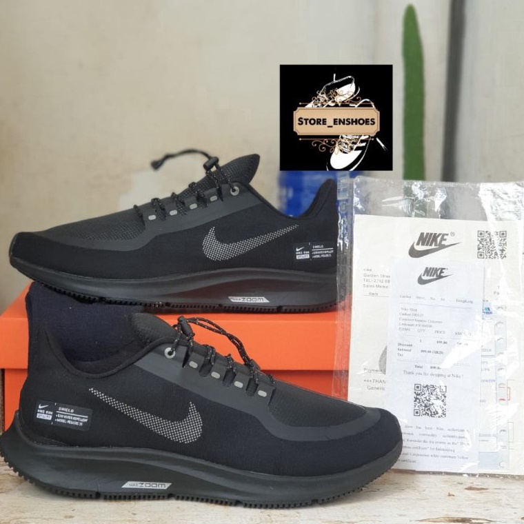 Rt SEPATU LARI PRIA NK ZOOM PEGASUS 35 TURBO SHIELD SUMMIT WHITE PREMIUM QUALITY ❂ ⁎ -