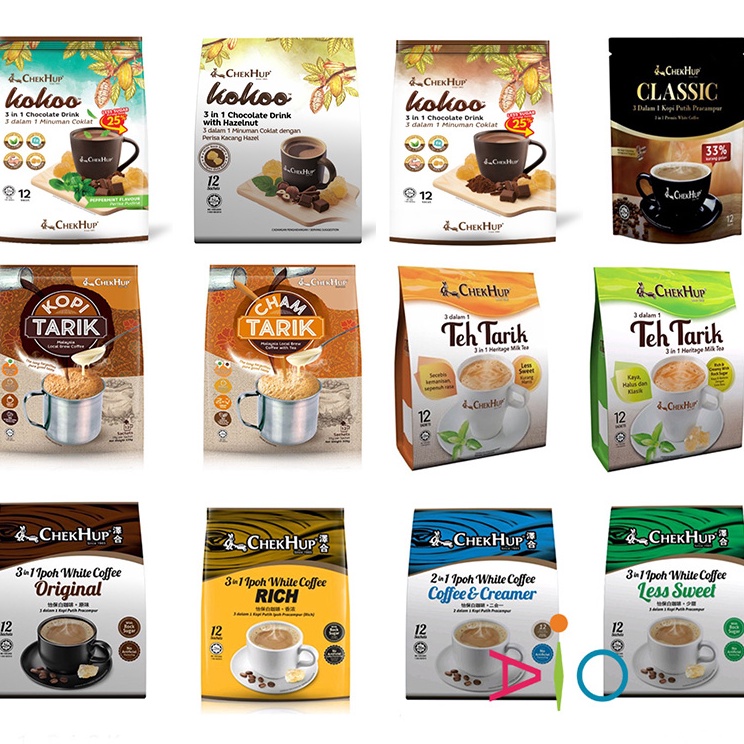 

Limited Chek Hup 3 in 1 Ipoh White Coffee / Chekhup Kokoo 3in1 / Teh Tarik
