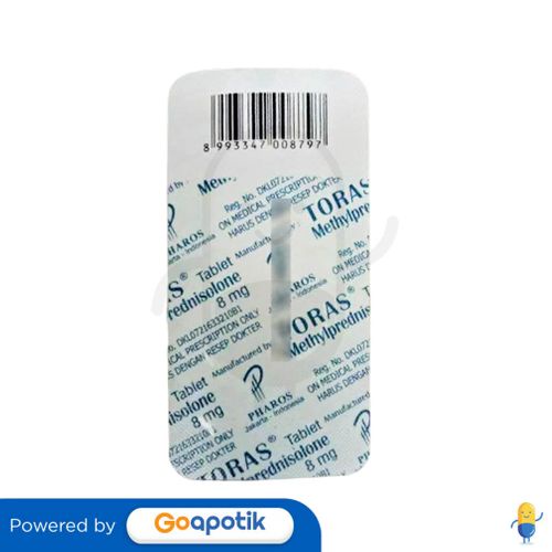 TORAS 8 MG STRIP 10 TABLET