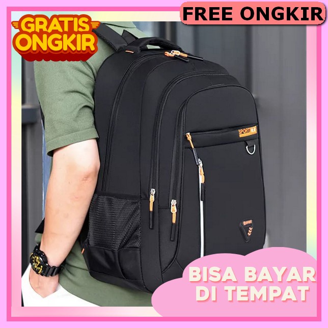 Backpack Laptop Wanita Tss Gendong Aesthetic Tas Kerja Cewek Import Terbaru Elegan Branded Rangsel L