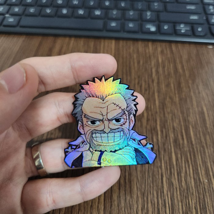 

Sticker Hologram Anime - PSH1816 - One Piece - Garp
