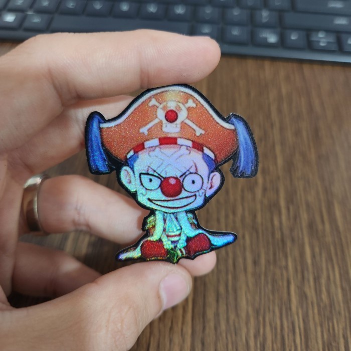 

Sticker Hologram Anime - PSH1811 - One Piece - Buggy