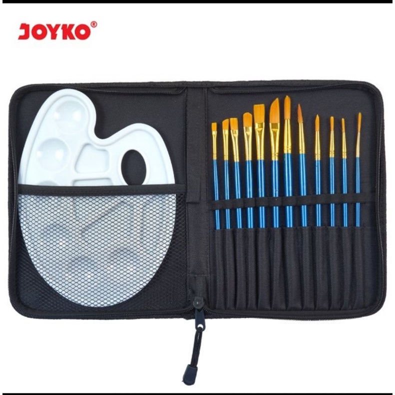 

Art Brush Set Alat Lukis Kuas Cat Air Nyak Acrylic Joyko Brs-7