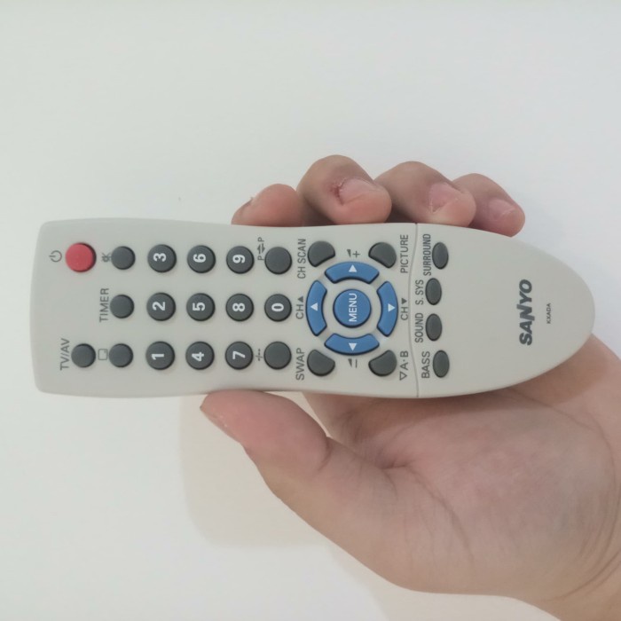 Remote Tv Sanyo