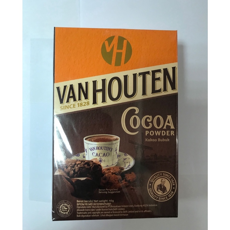 

Best Seller➢ Bubuk Cokelat - Cocoa Powder Van Houten 45gr 094 ✤