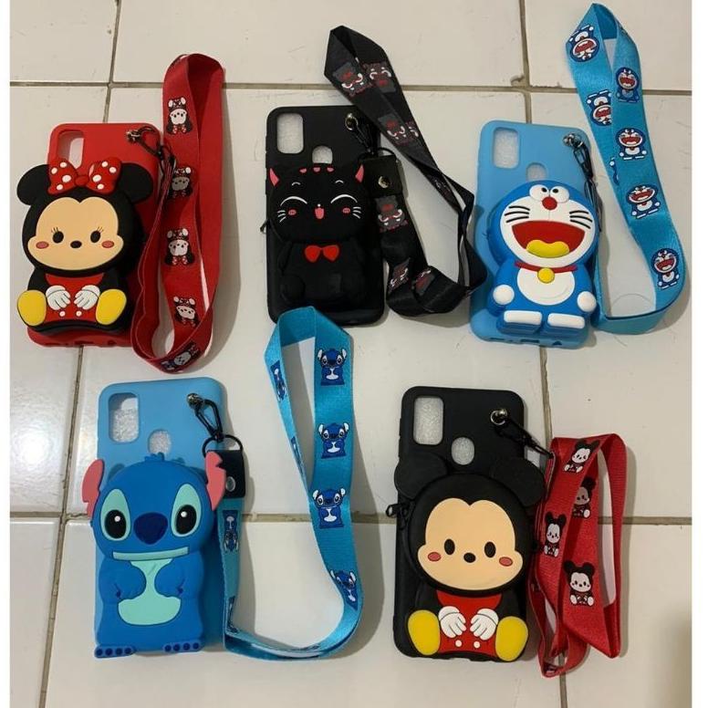 Trending Softcase Dompet + Tali Xiaomi Redmi 8 Redmi 9 9C 10A  8A Note 8 8A Pro Note 9 Note 9 Pro Re