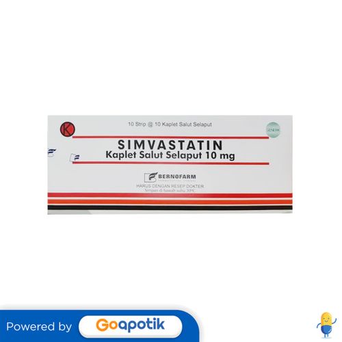 SIMVASTATIN BERNOFARM 10 MG BOX 100 TABLET