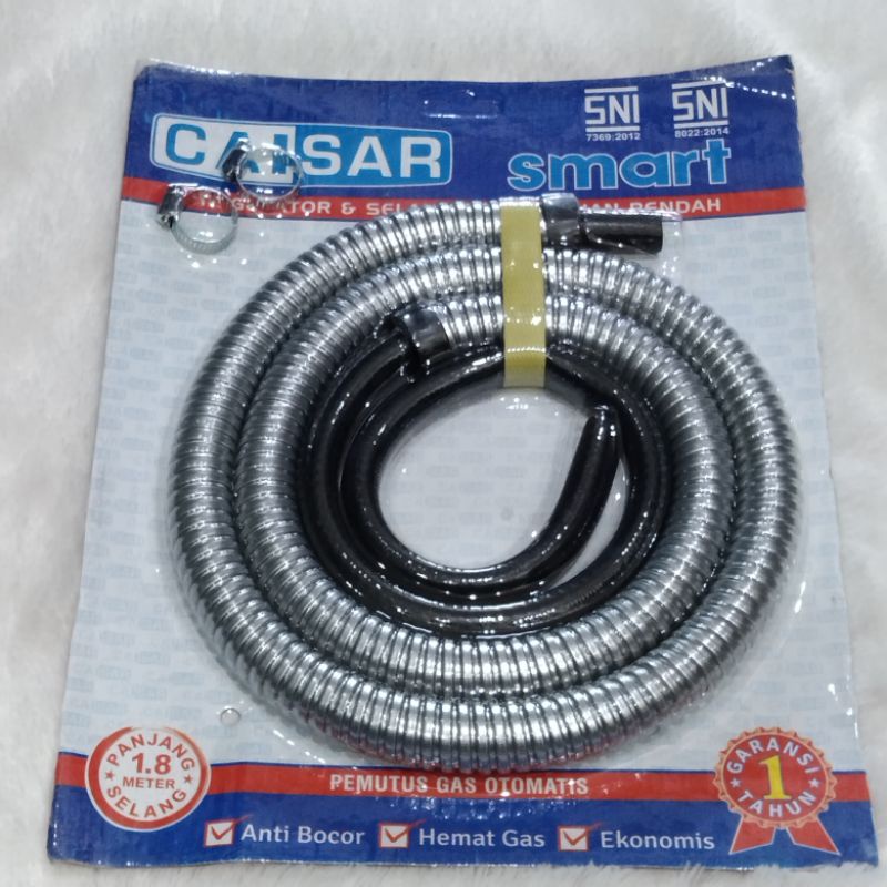 caisar selang regulator kompor gas anti bocor