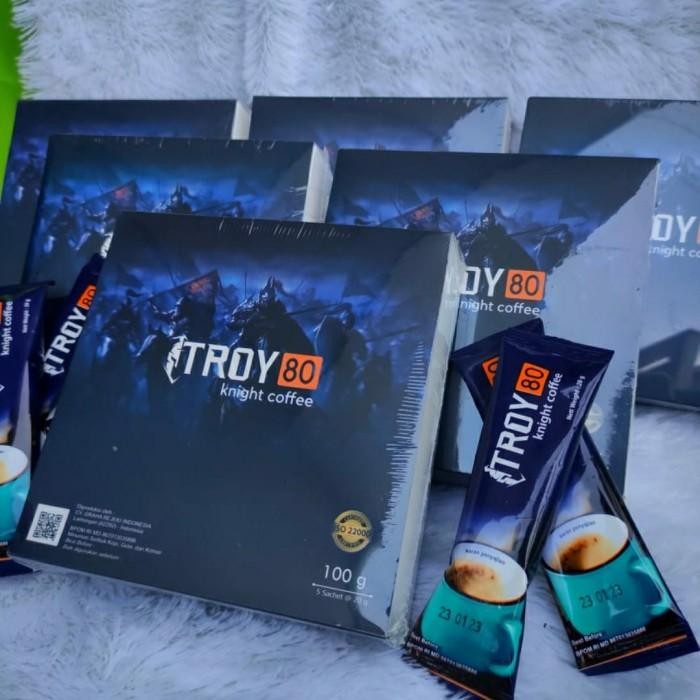 

Hot Sale Kopi Troy 80 , 5 Sachet Khusus Pria Minuman Stamina Pria Best