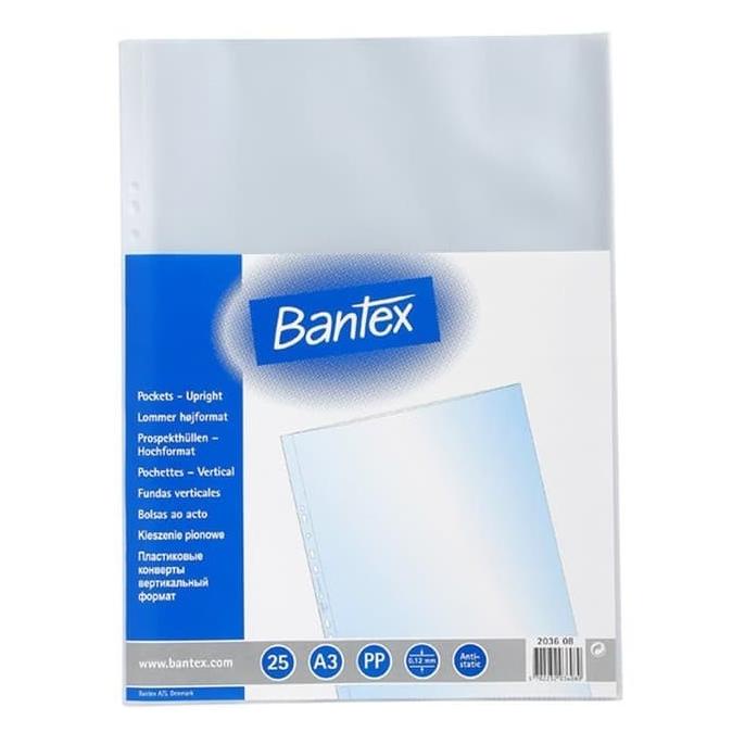 

PP Pocket / Sheet Protector Folio A3 BANTEX Potrait