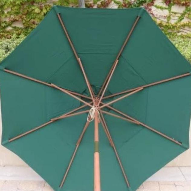 Meja Minimalis Kain Payung Taman Parasol 3 Meter In Stock