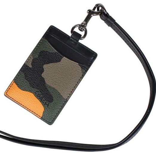 

COACH Id Lanyard Army Signature Canvas 100% AUTHENTIC!