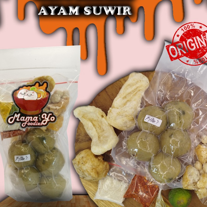 

✨MEGA ⚡ALE✨ Baso Aci Ayam Suwir (real aci besar)