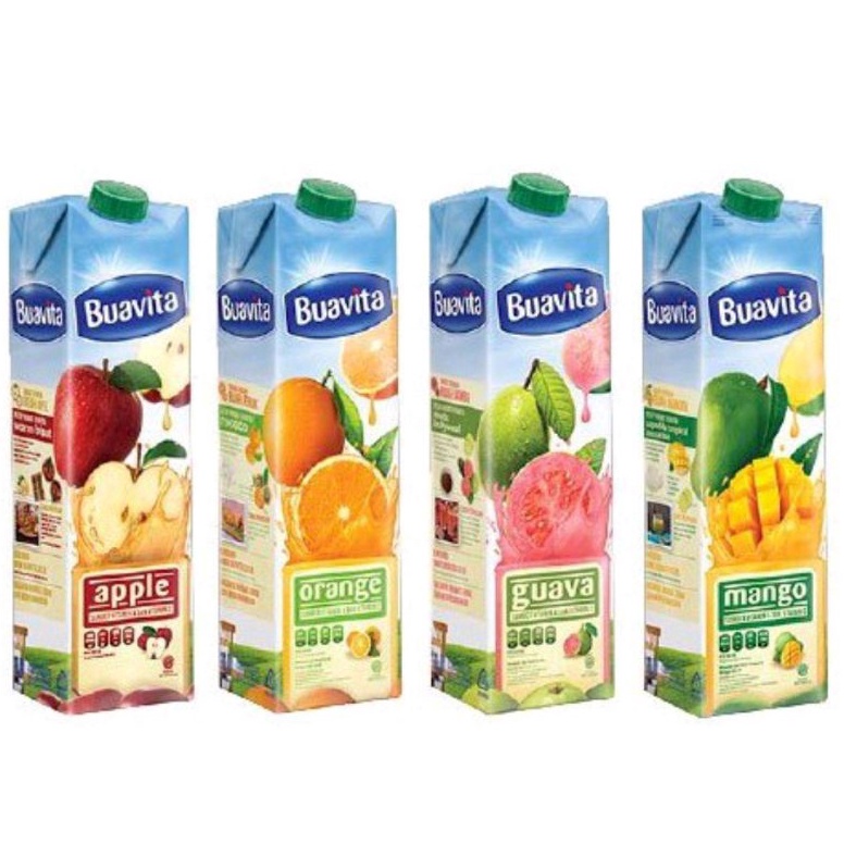 

Best terlaris Buavita juice orange/jambu/mangga/apel 1000ML KTL