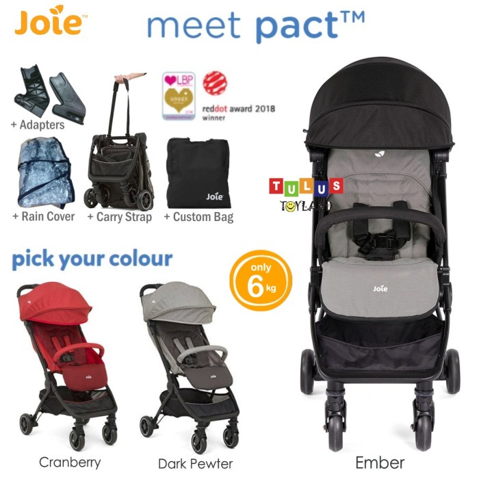 Terlaris Joie Meet Pact Single Stroller Travel