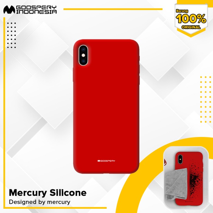 GOOSPERY iPhone XR Mercury Silicon Case