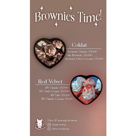 

FUDGY BROWNIES COKLAT RED VELVET ANEKA TOPPING