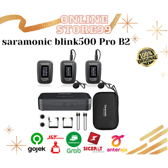 Saramonic Blink 500 Pro B2 (TX+TX+RX) wireless microphone