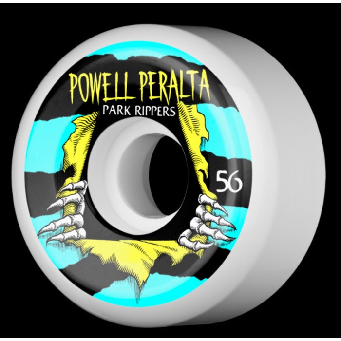 Terlaris Wheels Powell Peralta Park Ripper White / Wheels Skateboard Powell Ori