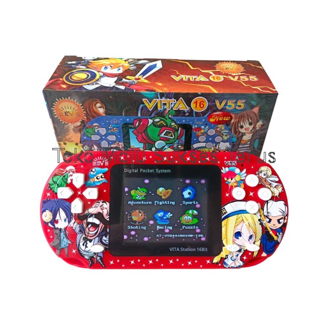 PVP GAME PORTABLE GAME ANAK EVERCOSS