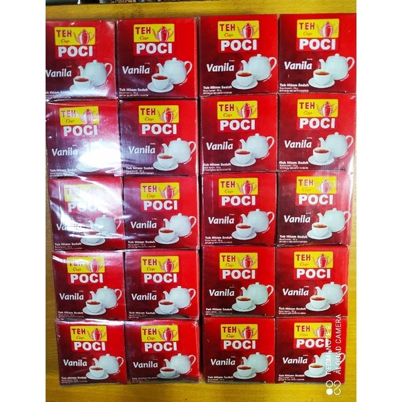 

ㅳ teh cap poci bubuk vanilla 10 x 50 gram ン