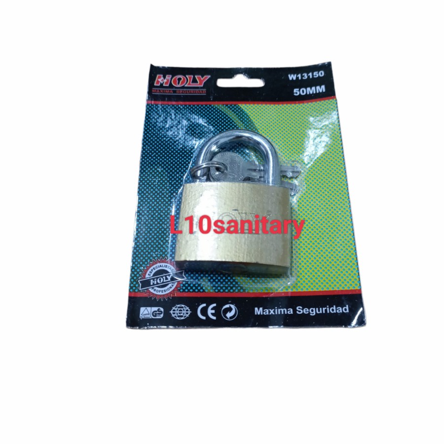 Gembok PER KUNING 50 mm / Gembok KUNING BESAR 50mm