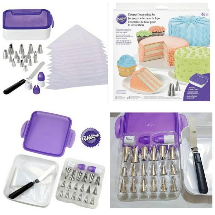 Spuit Kue Wilton Set 46 Pcs Bonus Spatula Wilton Konektor Spuit Wilton