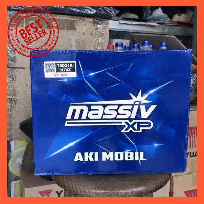 ACCU AKI MOBIL BASAH MASSIV XP N70Z 12V 80AH | BJB