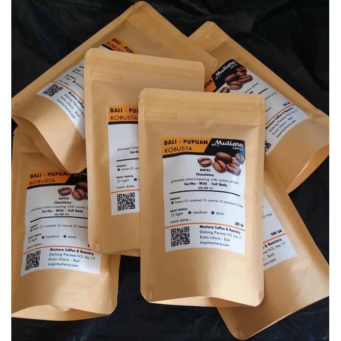 

➳ Kopi Robusta Bali Pupuan 250gr - Bubuk Untuk Espresso - Coffee Pot - French Press ぽ