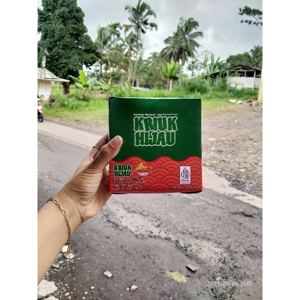 

Kriuk Hijau Rasa Pedas Isi 12