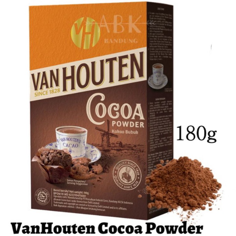 

Ready stock Van Houten cocoa powder 180gram | coklat bubuk van houten Nik