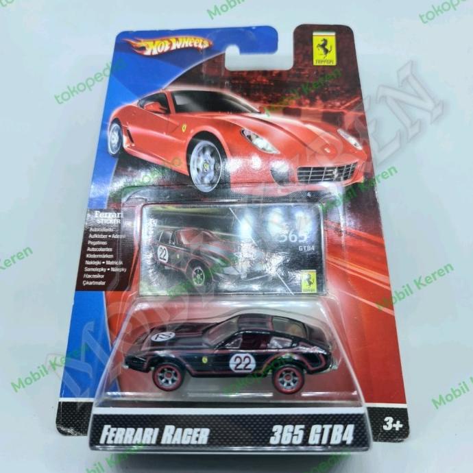 Hot Wheels Ferrari Racer Ferrari 365 Gtb4 Black
