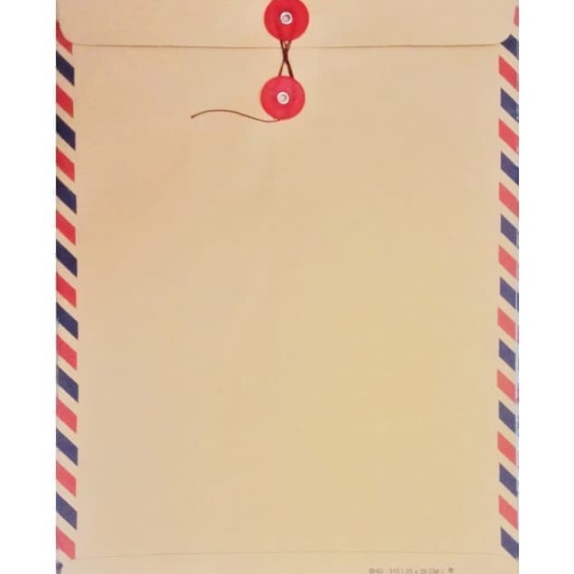 

Sale AMPLOP COKLAT FOLIO TALI -AIRMAIL 310 (50 Pcs)