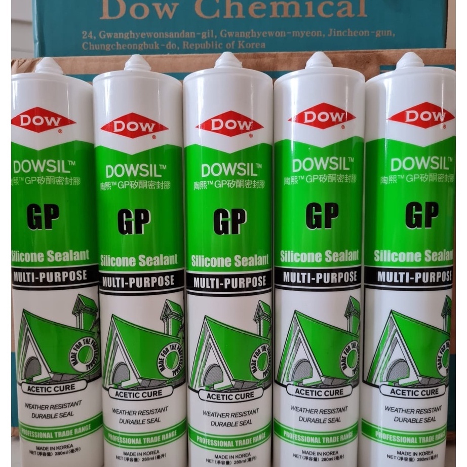 

Segera Beli Dow corning dowsil GP lem kaca lem aquarium sealant silikon gp