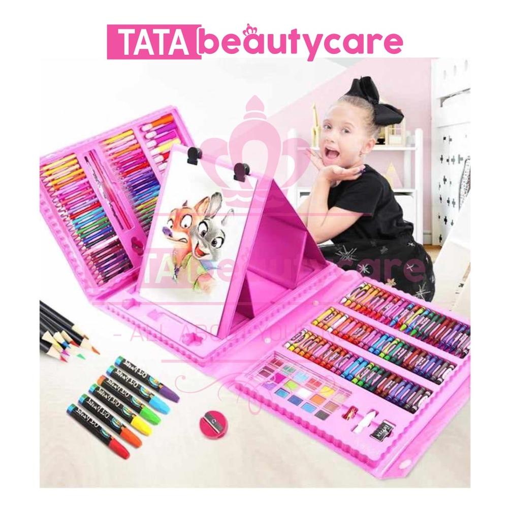 

[1800gr] T640 | Crayon Set 208pcs / Krayon Mewarnai Anak 208pcs / Pensil Warna Set 208pcs | Alat lukis Murah