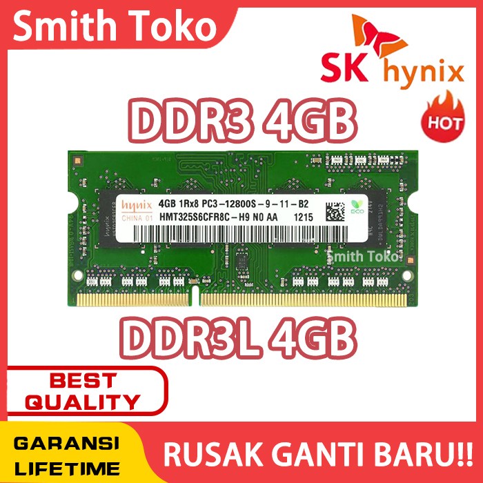 Ram laptop HYNIX DDR3L 4GB DDR3 4GB DDR3 8GB DDR3L 8GB DDR3 2GB RAM