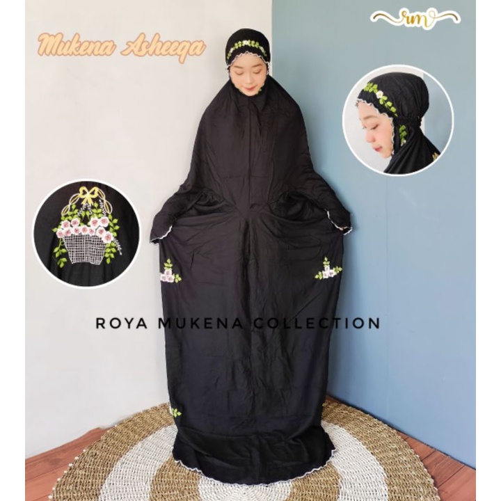 Mukena Dewasa Rayon Tile Asheeqa Terusan